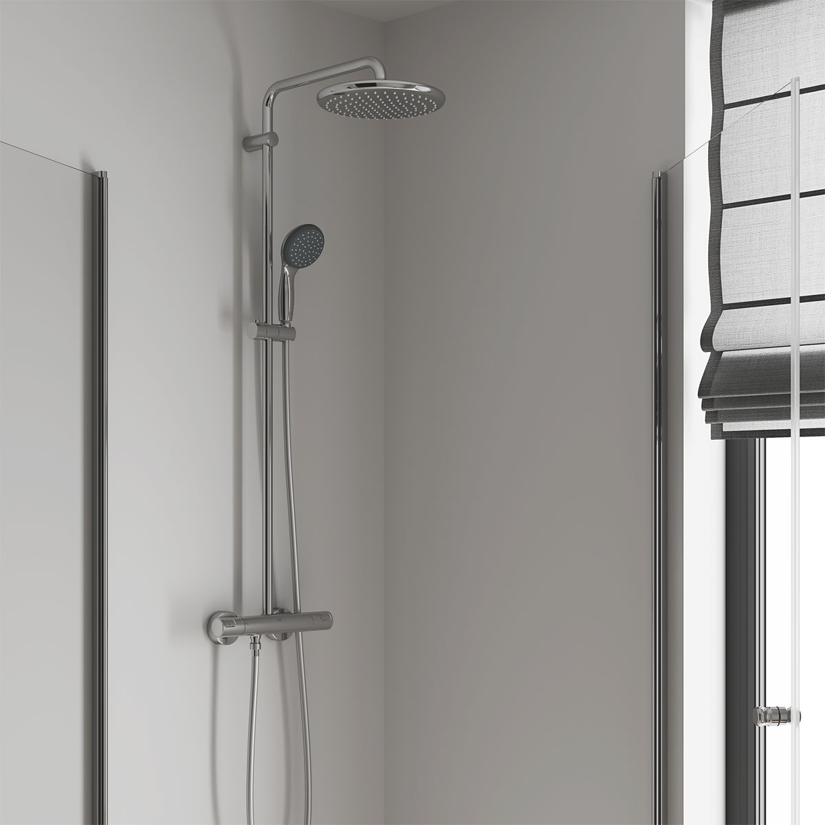 Grohe Duschsystem Vitalio Start System 250 silber 3 Strahlarten Bild 3