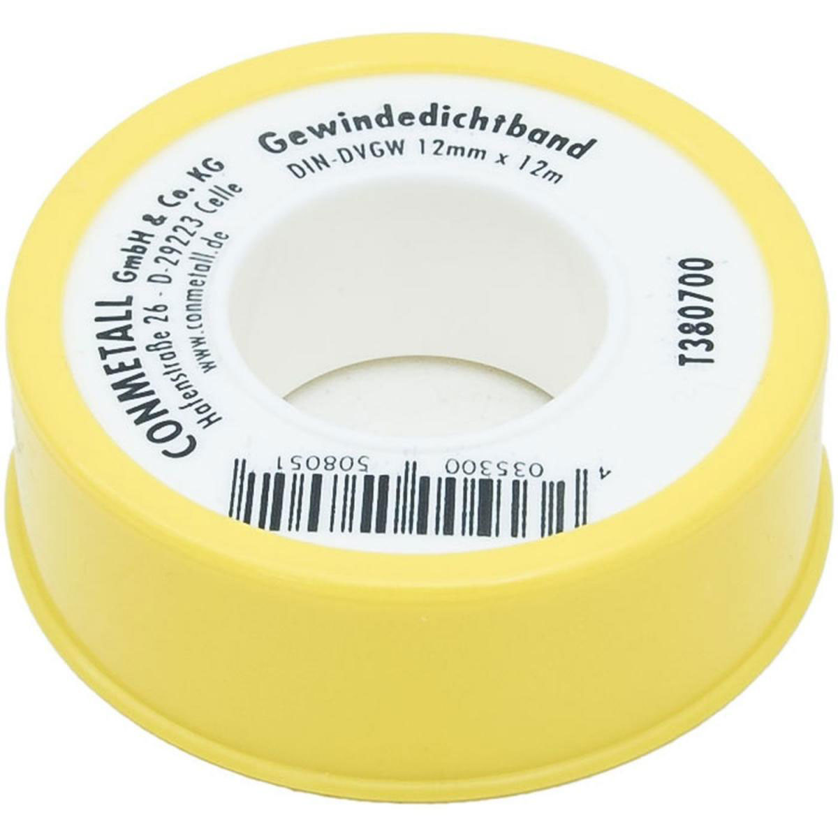 Gewindedichtband 12 mm DIN-DVGW