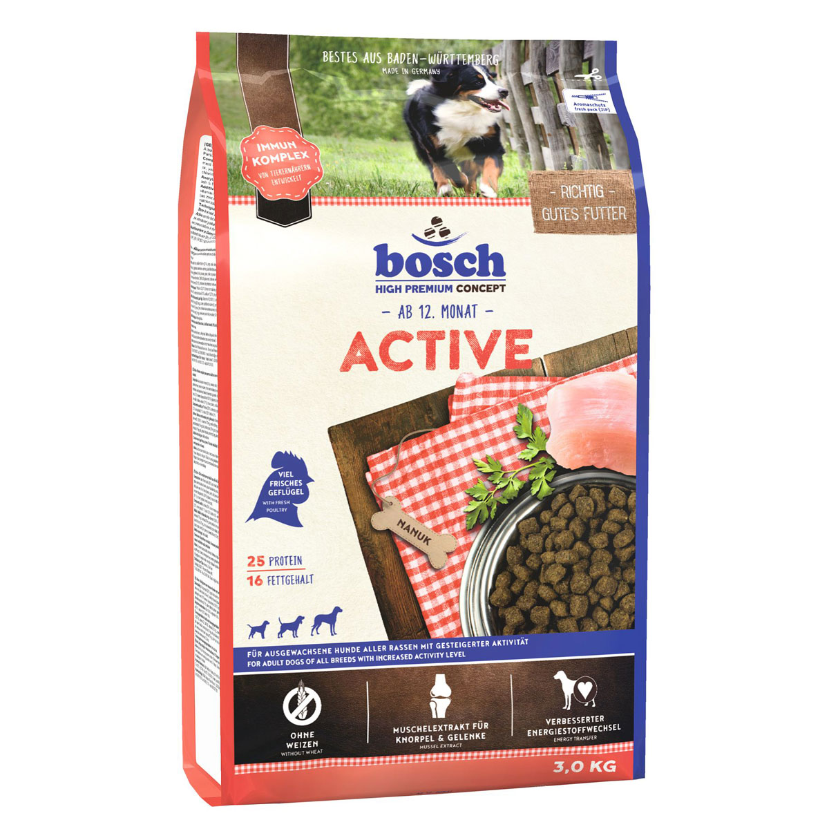 bosch high premium concept Dog Active 3 kg