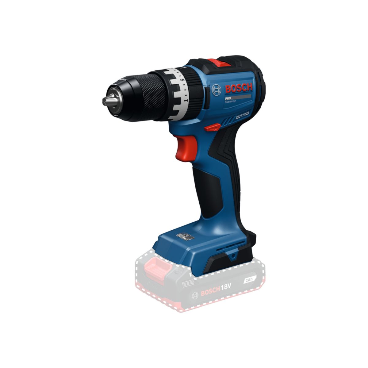 Bosch Professional Akku-Schlagbohrschrauber GSB18V-52