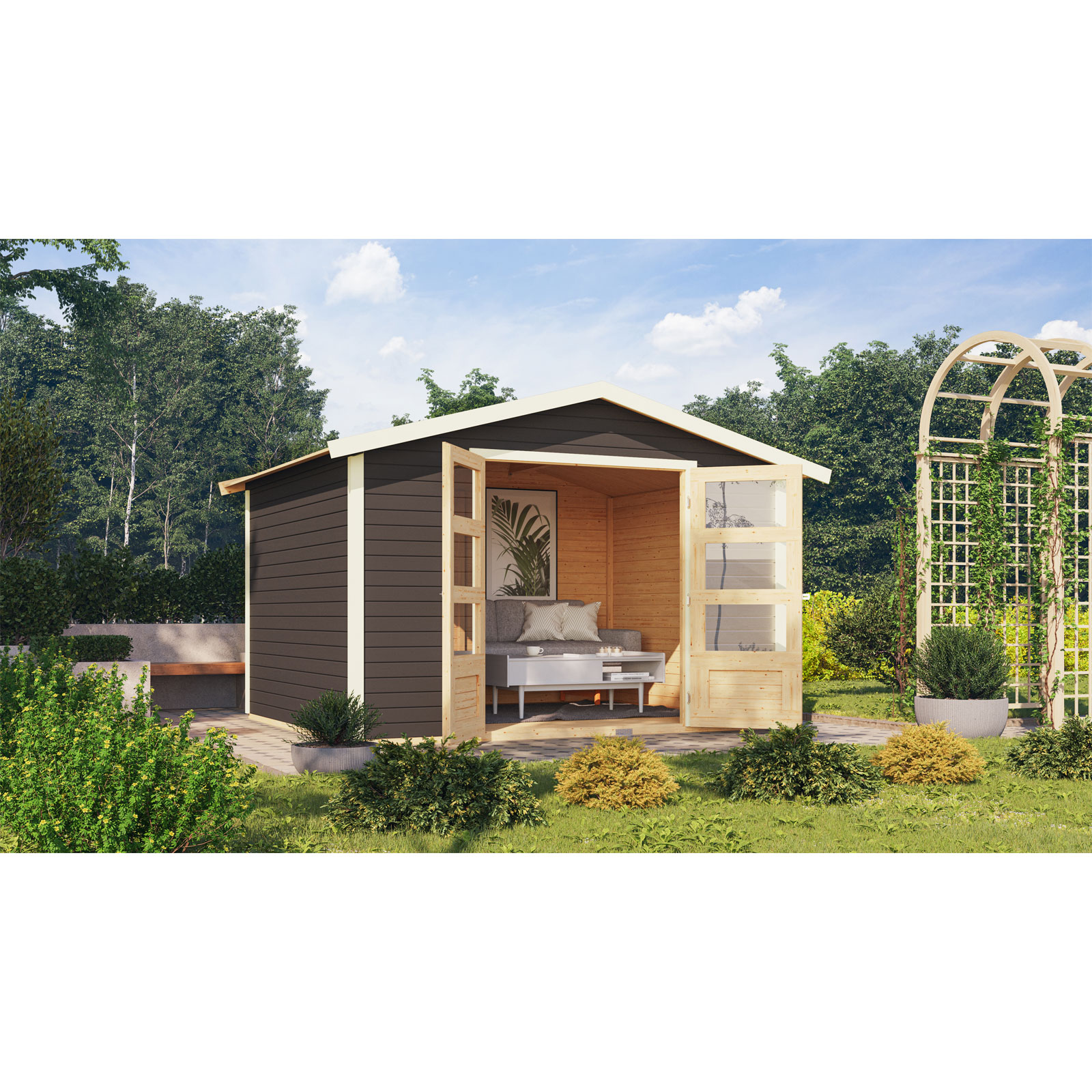 Karibu BBH Amberg 5 terragrau