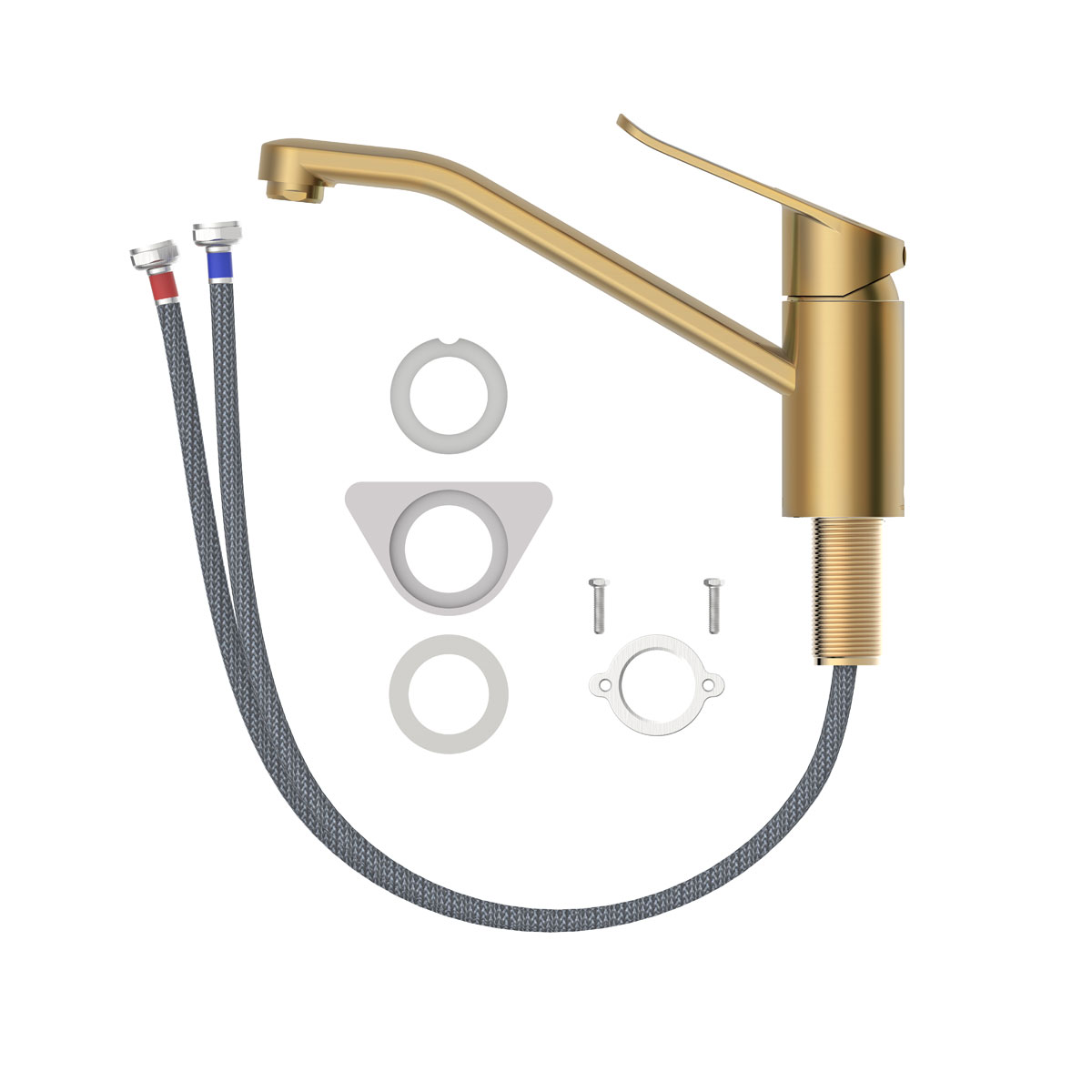 LENZ Spültischarmatur Mila Anti-Fingerabdruck Gold Bild 5