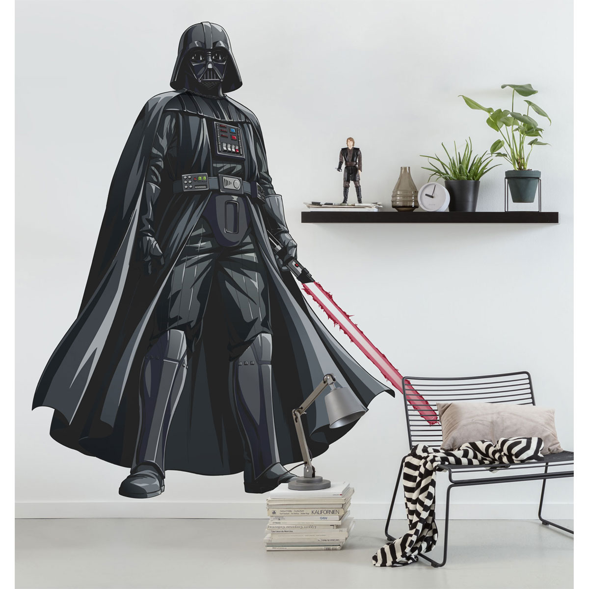 Komar  Selbstklebende Vlies Wandtattoo Star Wars XXL Darth Vader 127x200 cm