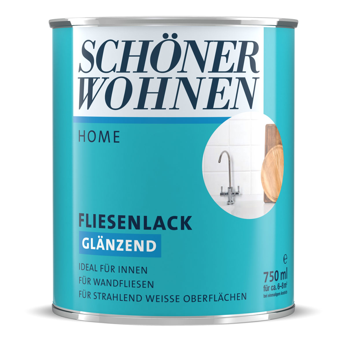 Schöner Wohnen Farbe Fliesenlack Home weiß glänzend 750 ml