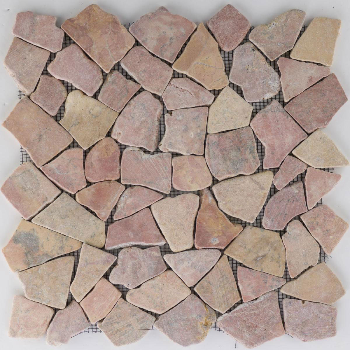 Polymosaik Rosso Verona Marmor 28 x 28 x 0,8 cm