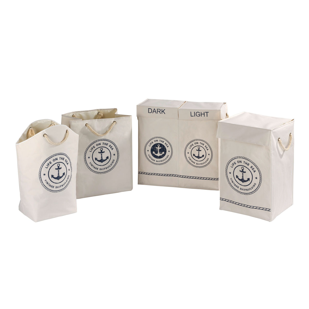 Wenko  Wäschesammler Sylt Shopper 58 L Bild 3