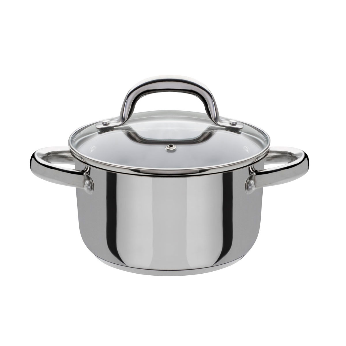 GSW Bratentopf Montreal mit Glasdeckel 16cm 1,5L