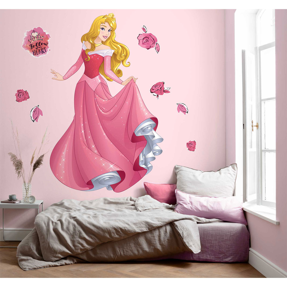 Komar  Selbstklebende Vlies Wandtattoo Aurora XXL 127x200 cm