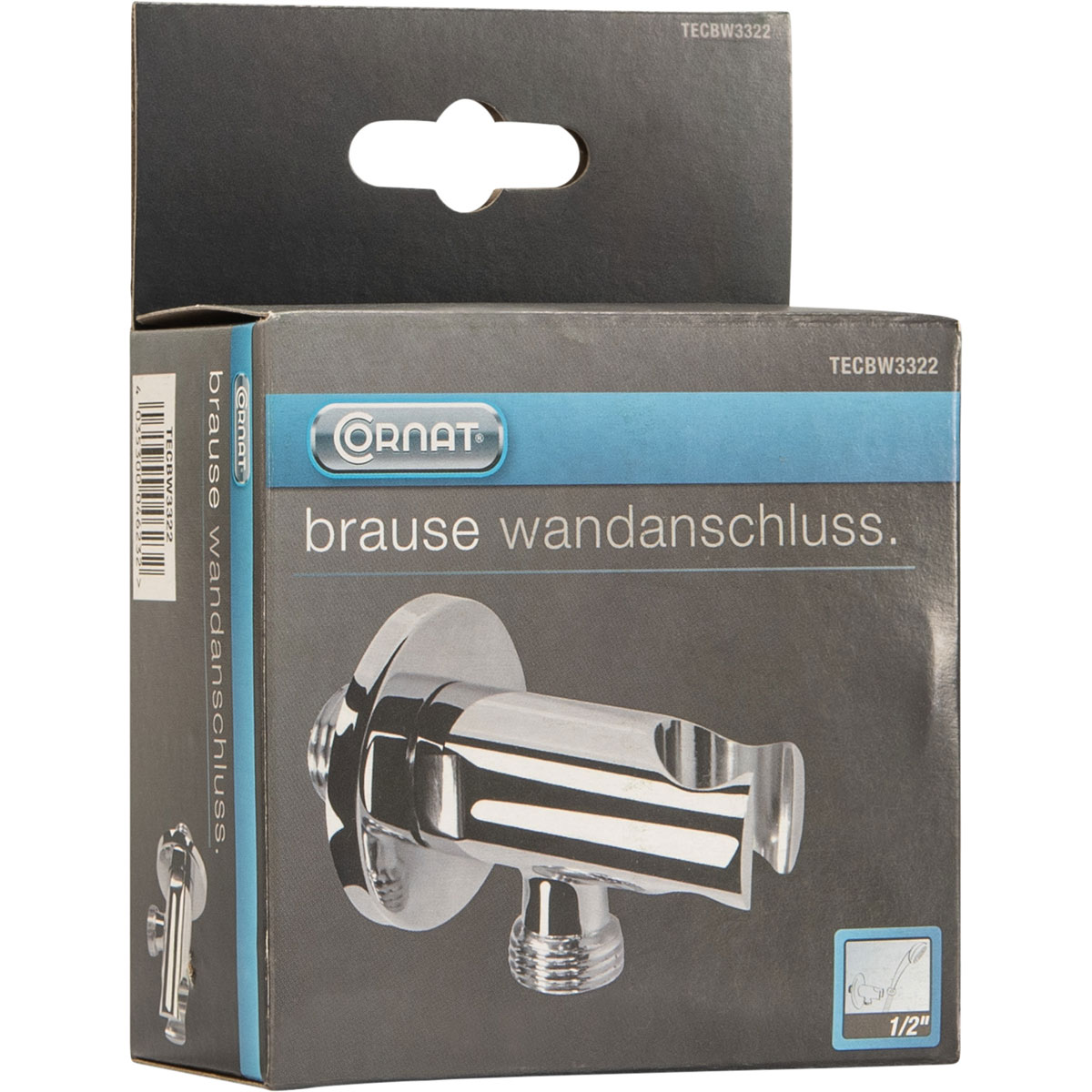 Wandanschluss mit Halter chrom Bild 2