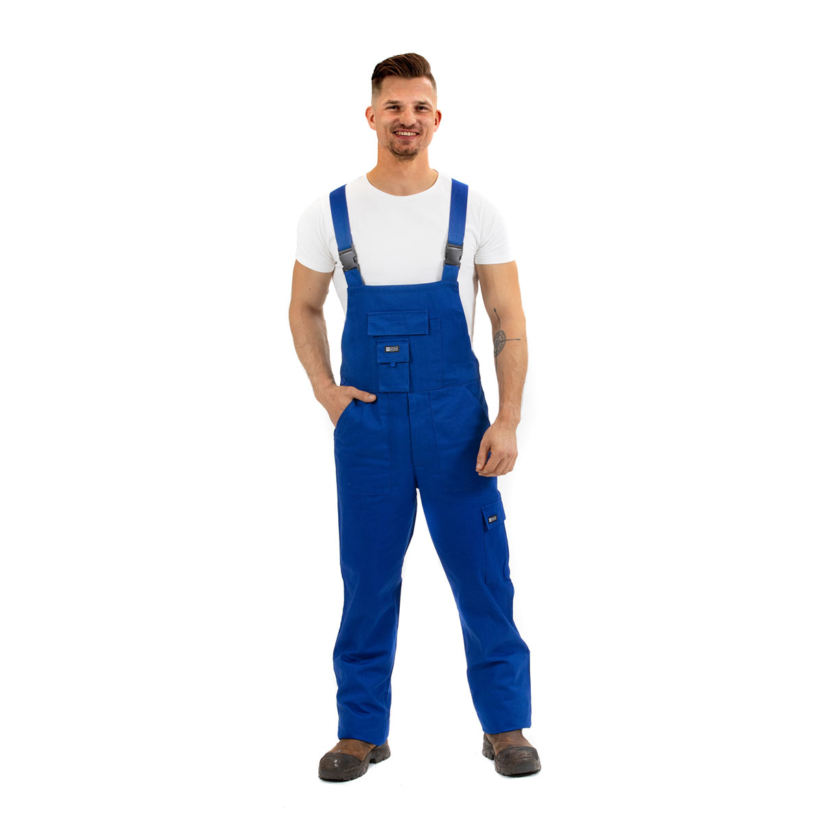 Herren-Arbeitslatzhose blau Gr. XL