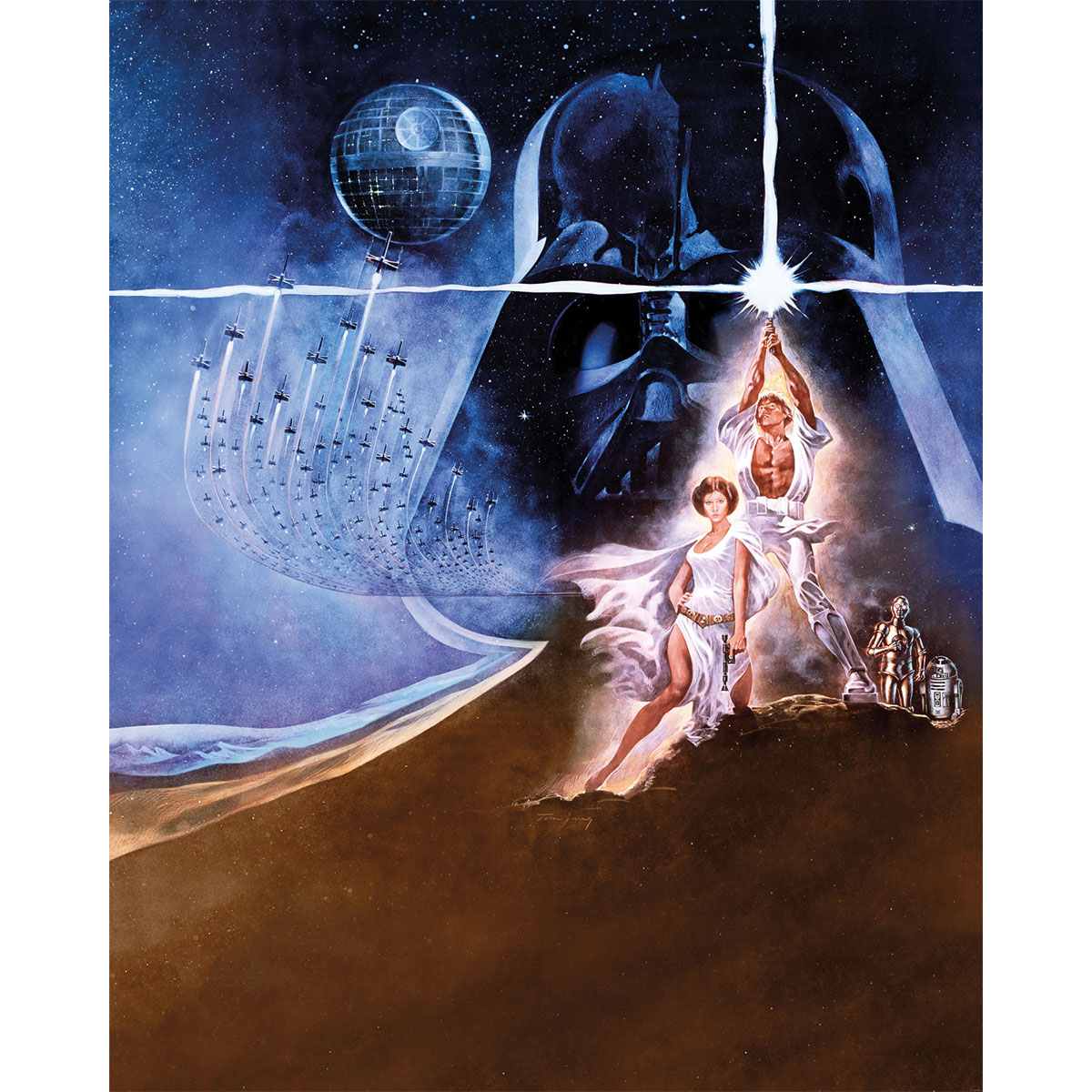 Komar  Vlies Fototapete Star Wars Poster Classic2 200x250 cm Bild 2