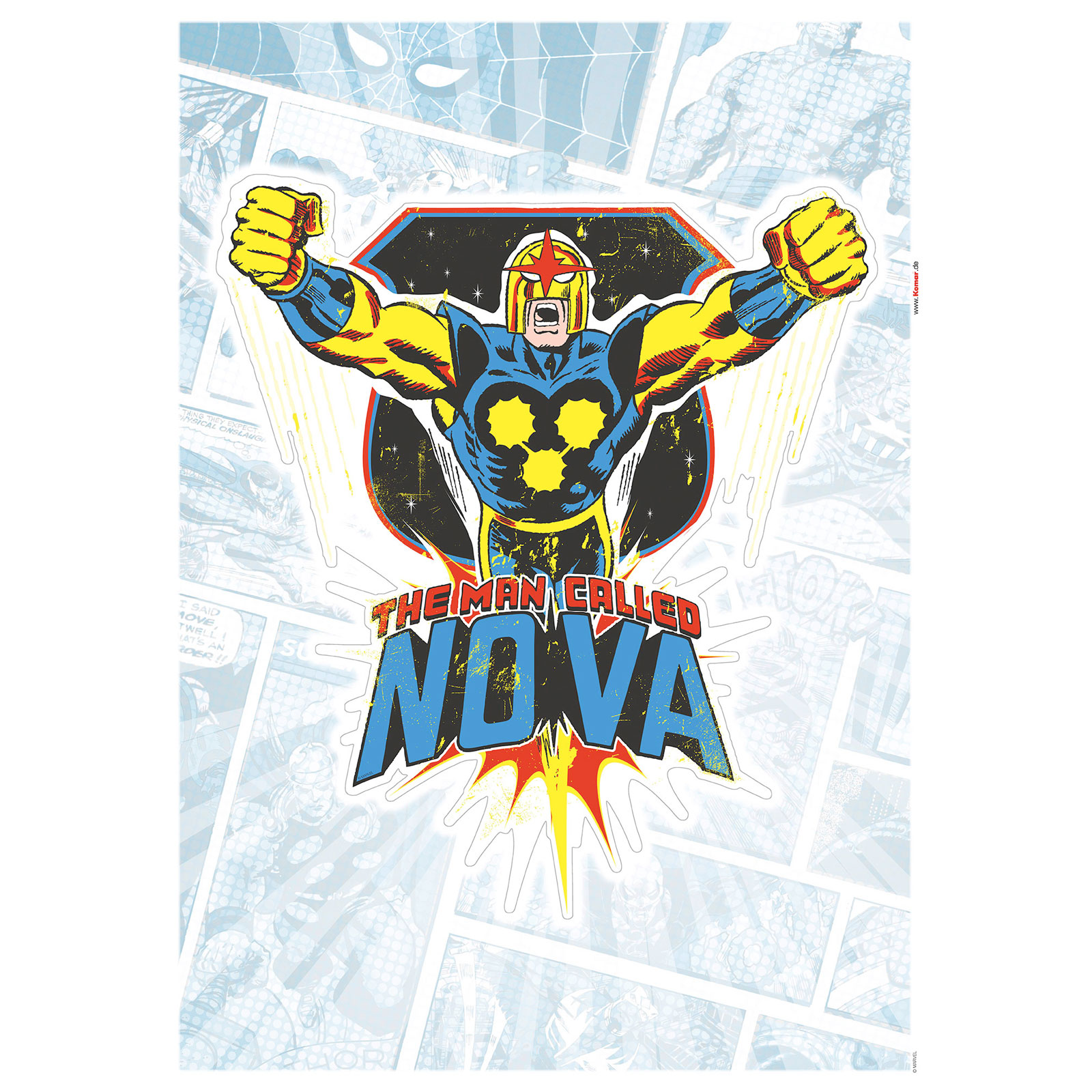 Komar  Wandtattoo Nova Comic Classic 50x70 cm Bild 2