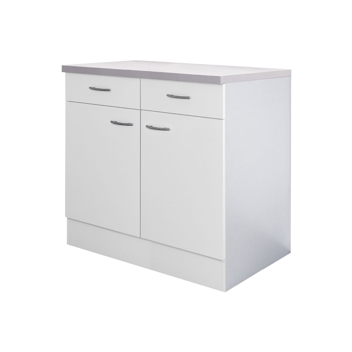 Flex-Well Küchenunterschrank „Wito“, 80x85x60 cm, weiß
