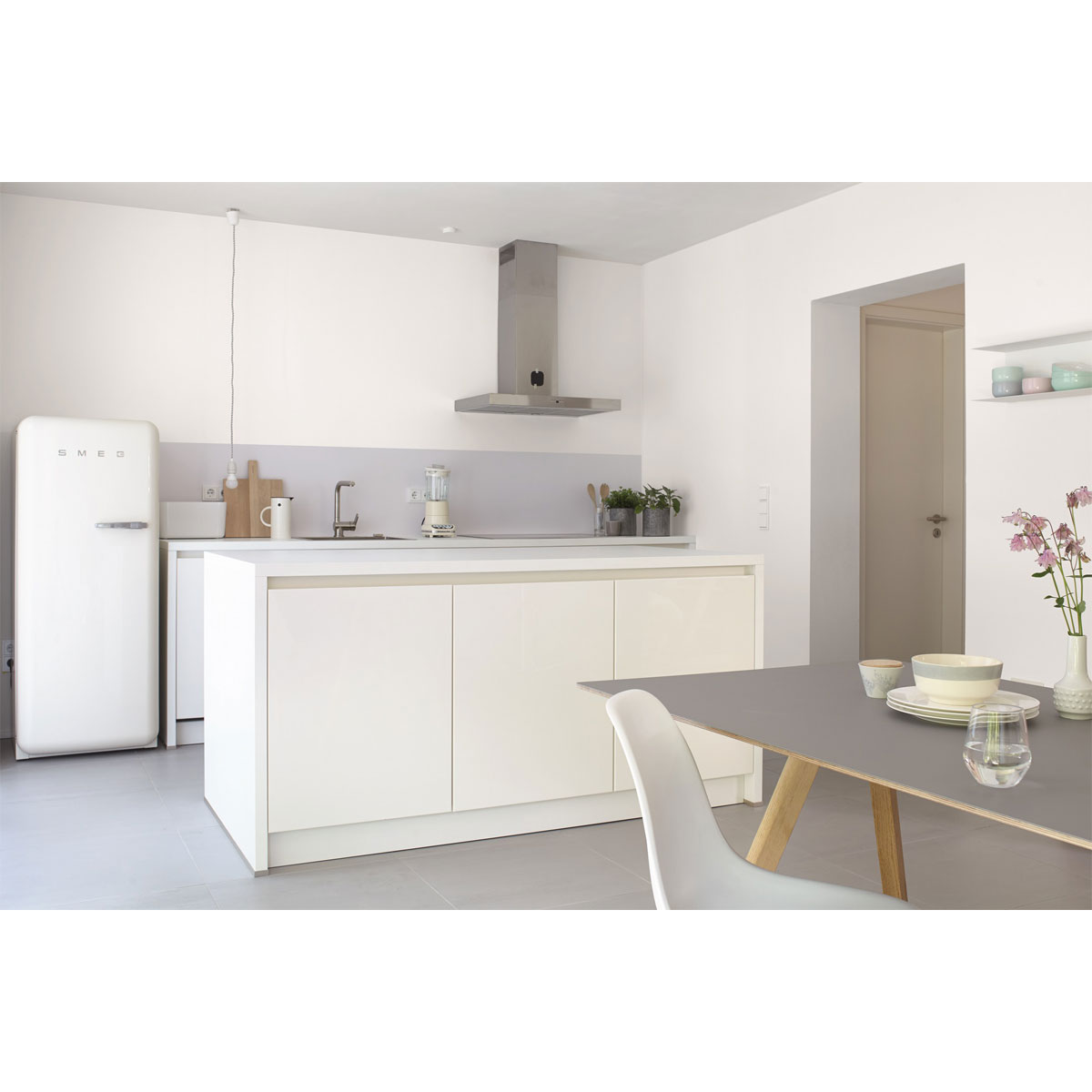 Alpina Bad- und Küchenfarbe Weiß Matt 5 L Bild 2