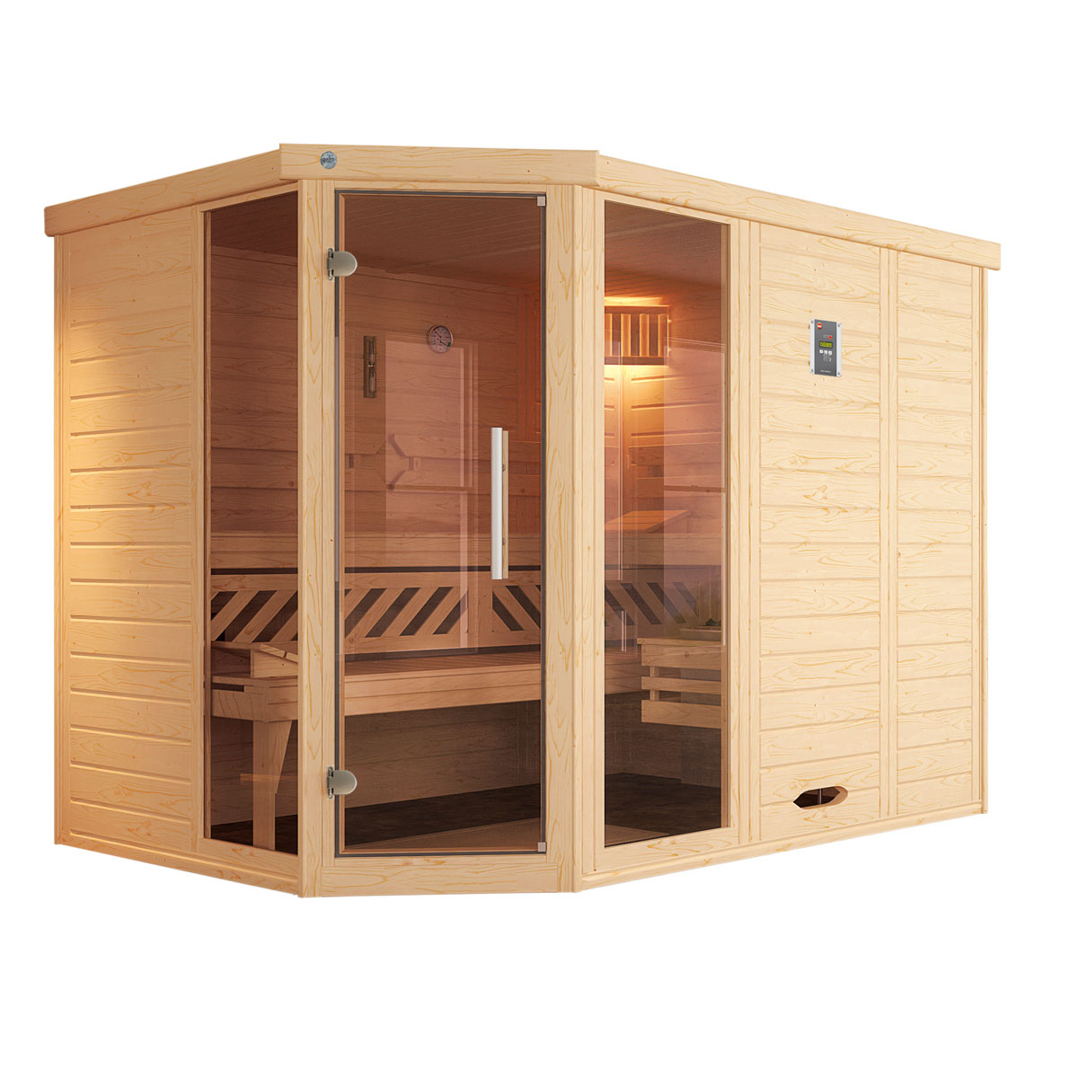 Weka Design-Sauna „Kemi Eck 2“, GTF