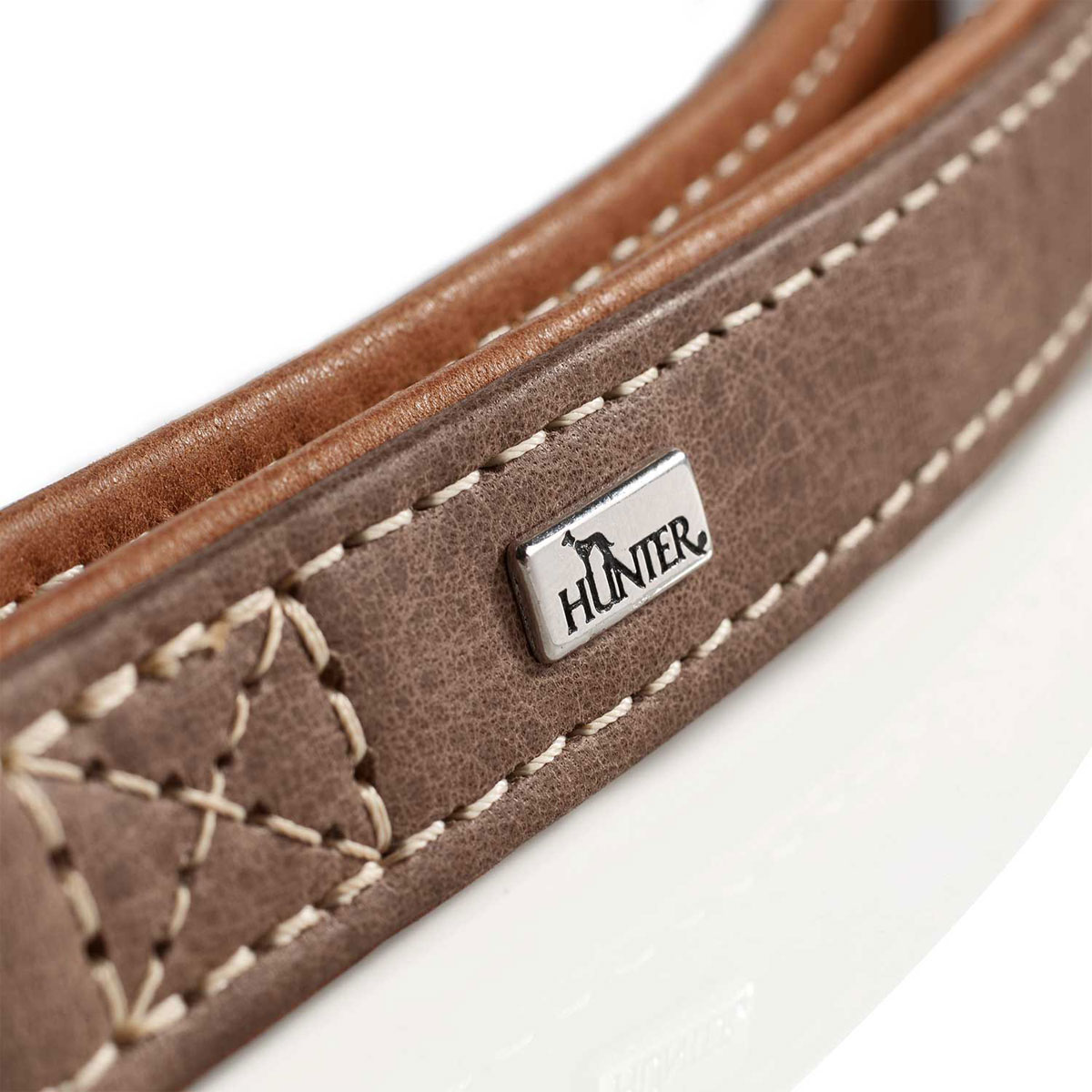 Hunter  Dog Verst Führleine Porto tabak 200 cm/15 mm Bild 5