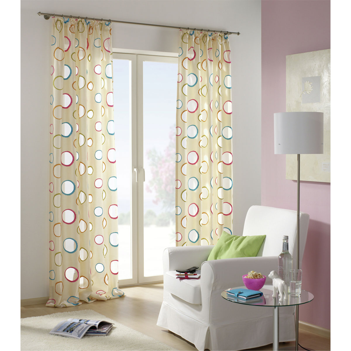 Gardinia Wandträger Memphis für Durchmesser 16 mm offen messing-antik Bild 3