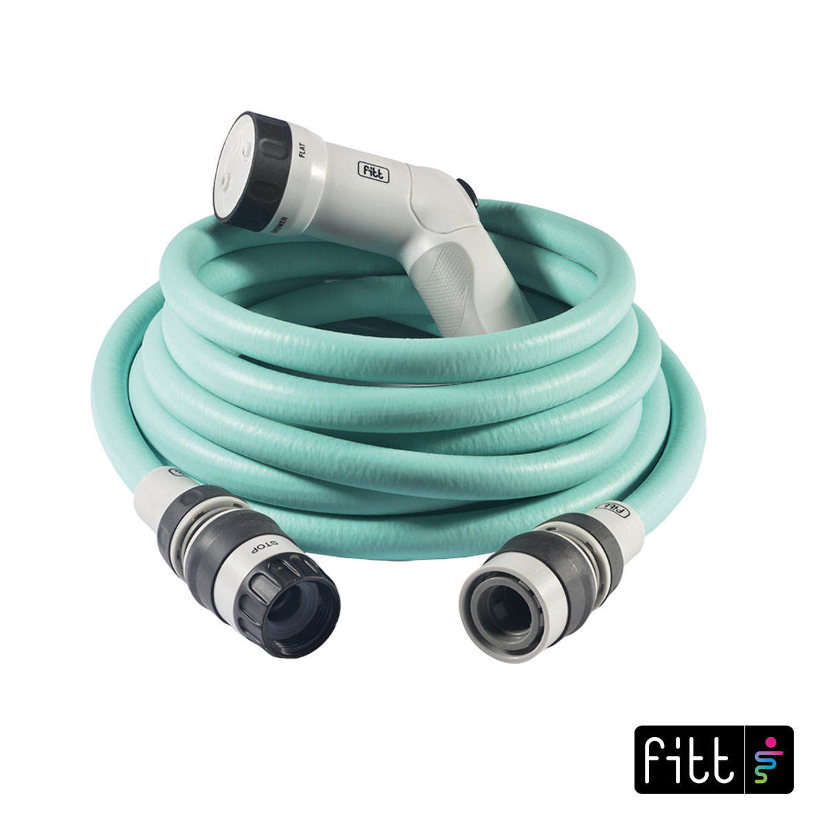 Gartenschlauch ausziehbar kompakt leicht und sofort einsatzbereit 15 m mit Multifunktions-Pistole