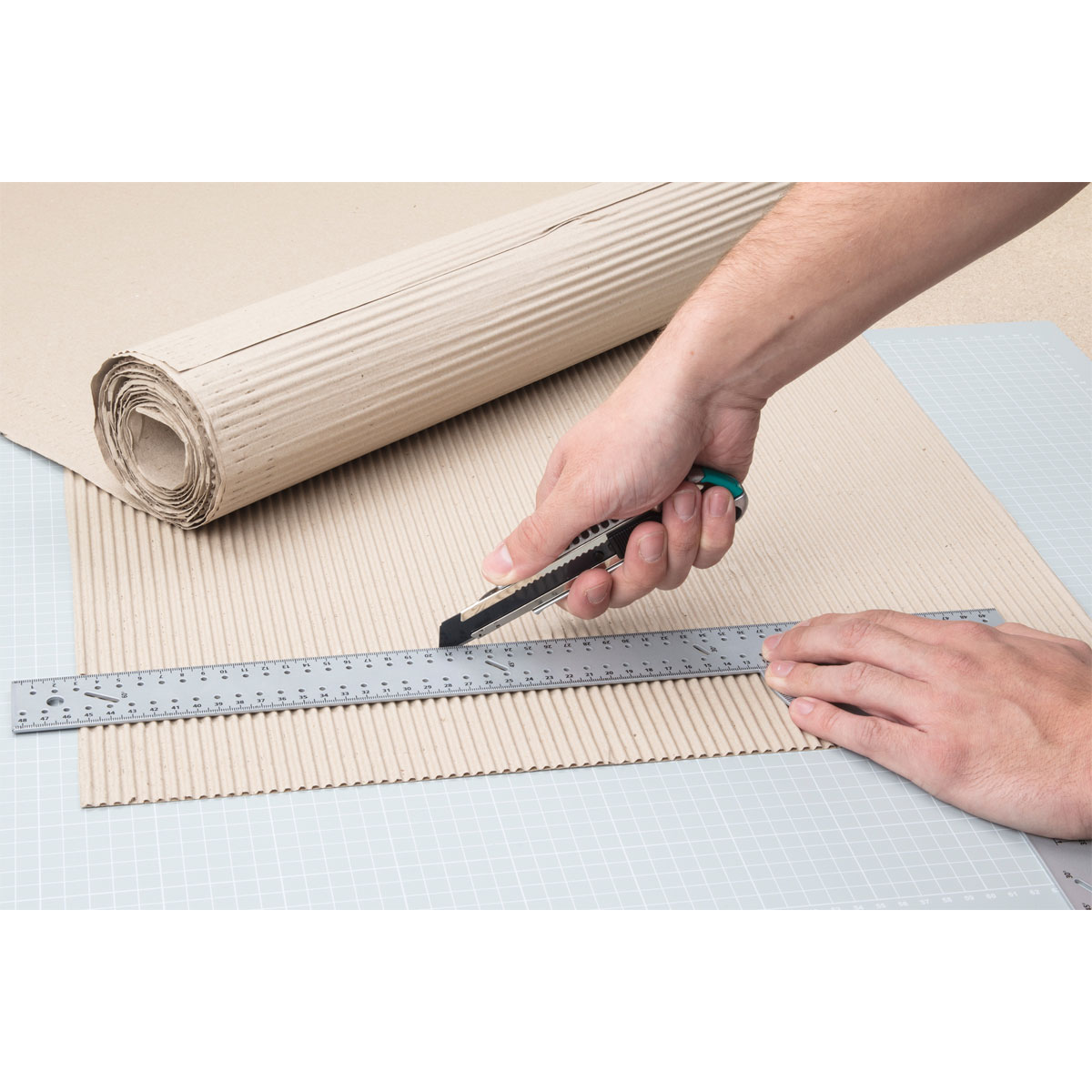 Wolfcraft  Metall-Abbrechklingen-Messer 18 mm schwarze Klinge Profi-Sharp Bild 2