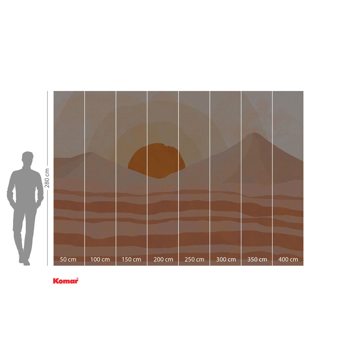 Komar  Vlies Fototapete Sabbia 400x280 cm Bild 3