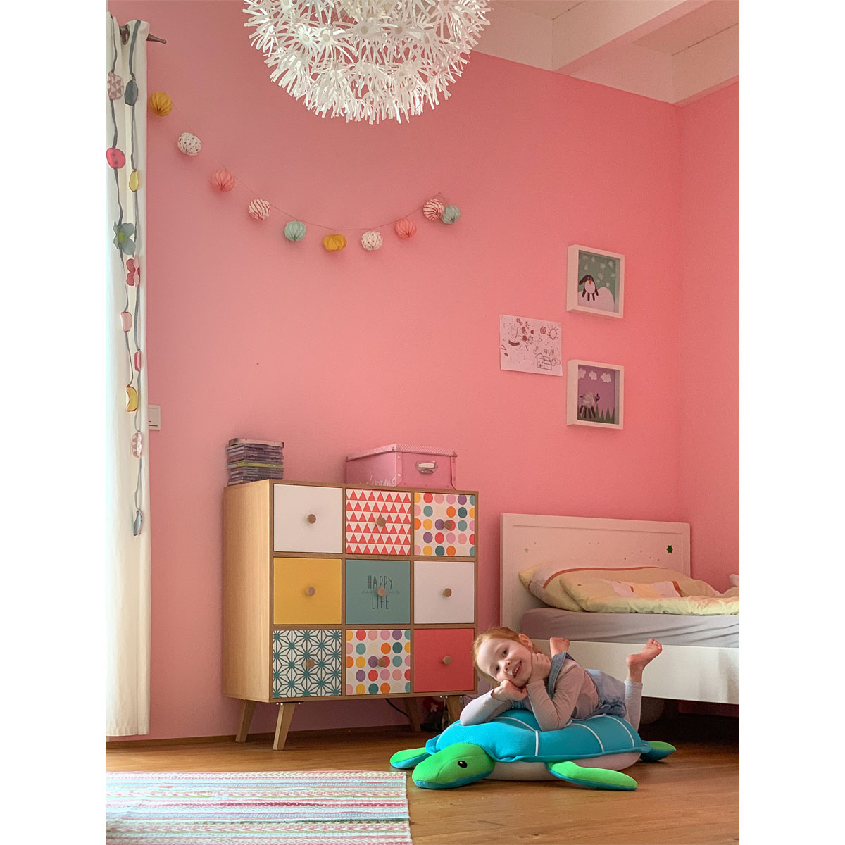 Westmann Sitzsack & Schwimmtier Schildkröte 100x82x15cm Grün Blau Bild 8