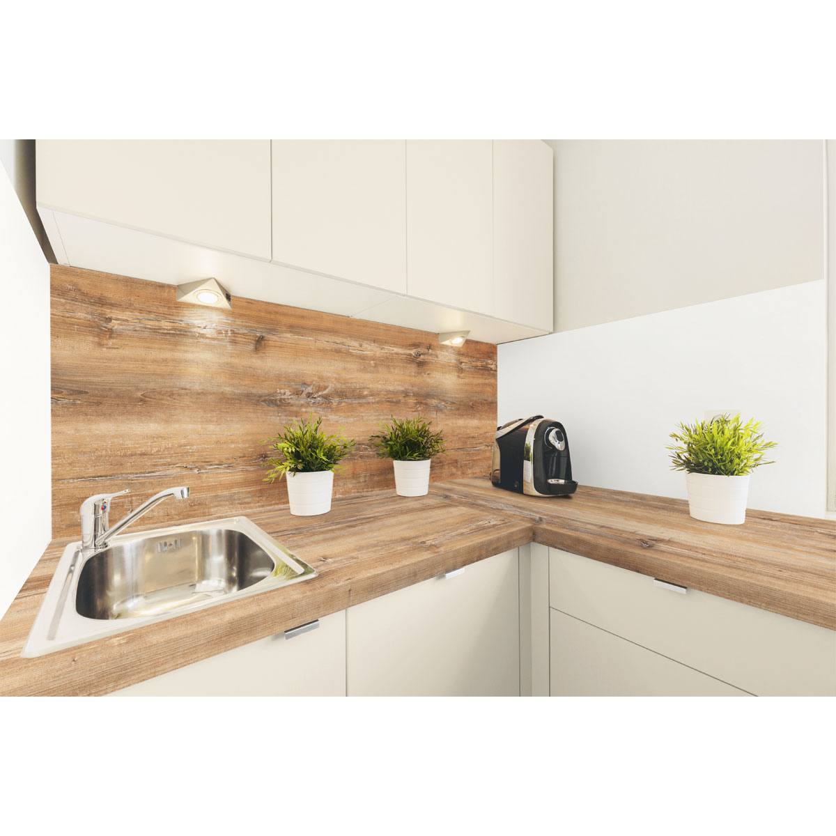 Nischenrückwandplatte Arizona Pine 410 x 64 cm