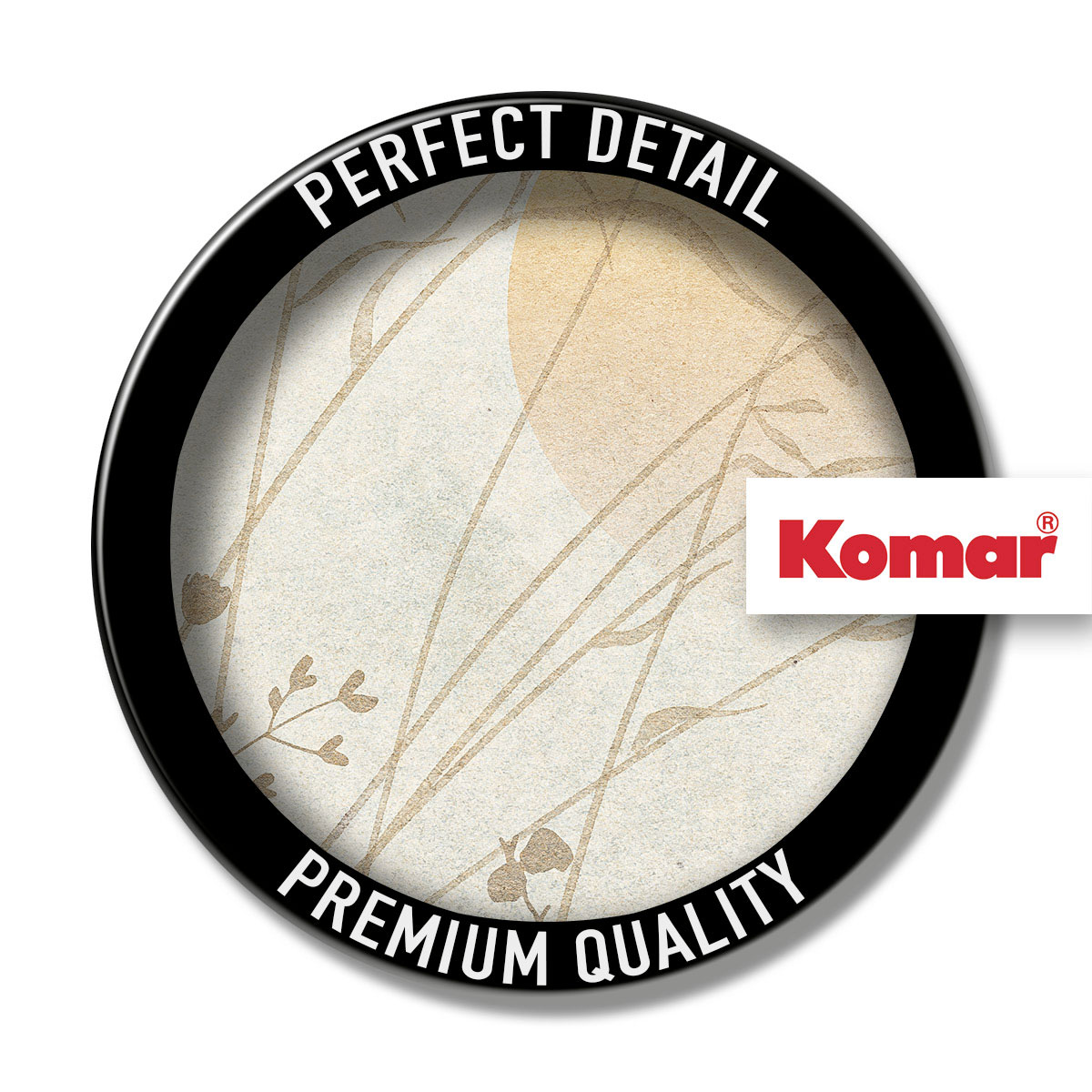 Komar  Selbstklebende Vlies Fototapete rund Roseau Durchmesser 125 cm Bild 3