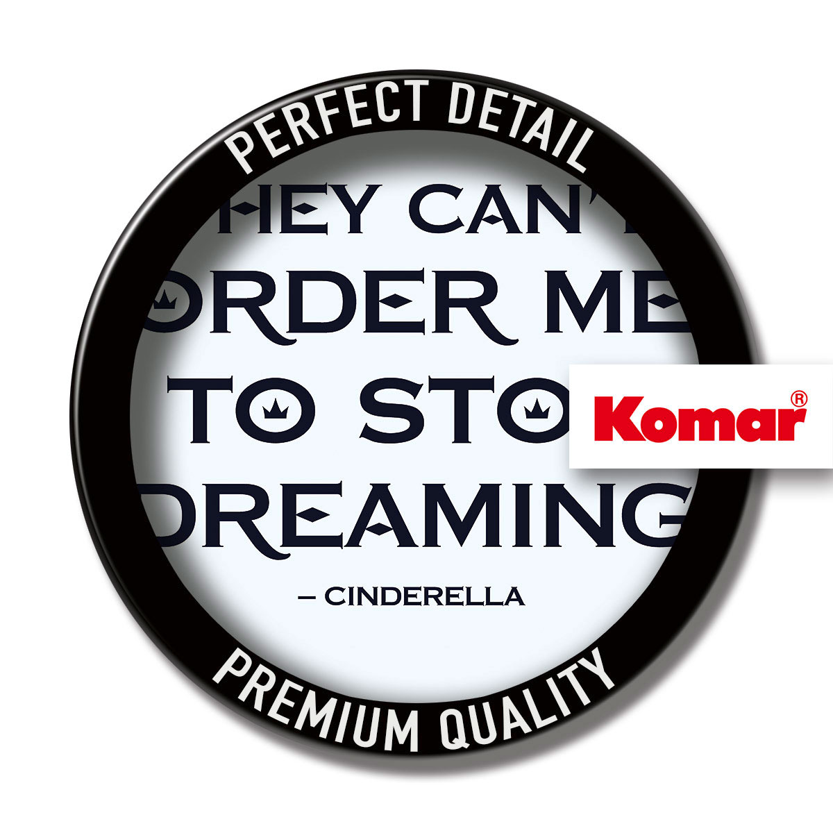 Komar  Wandbild Cinderella Quote 30x40 cm Bild 11