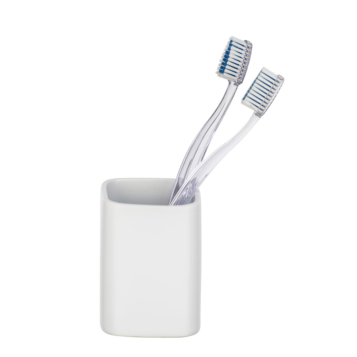 Wenko Zahnputzbecher Hexa weiß