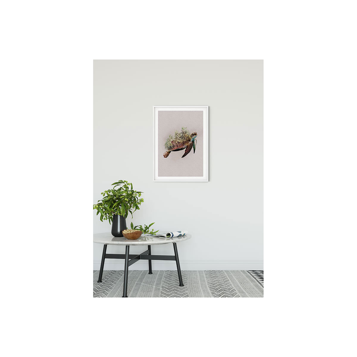 Komar  Wandbild Animals Paradise Turtle 30x40 cm