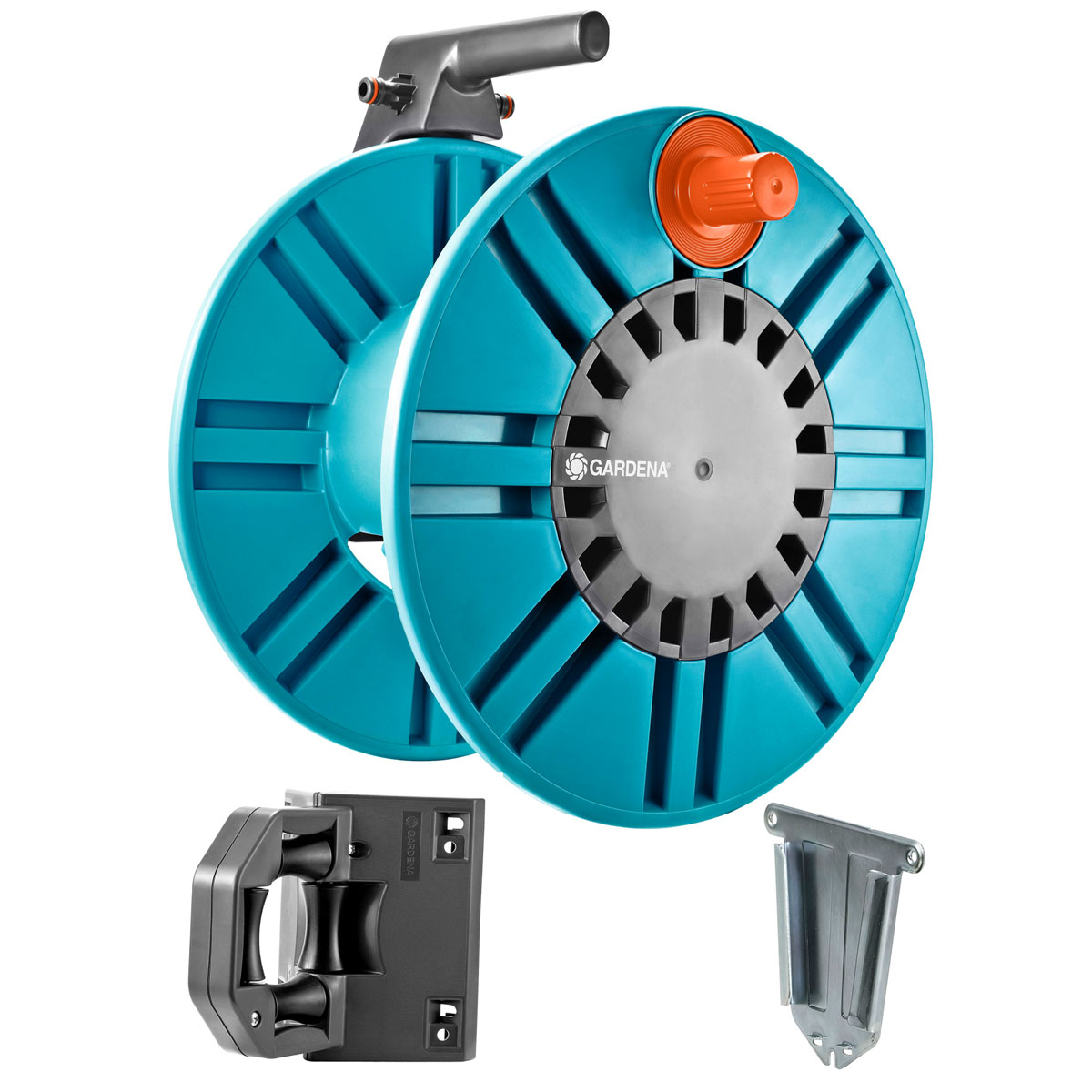 Gardena  Wand-Schlauchtrommel Classic 60 mit Schlauchführungsrolle