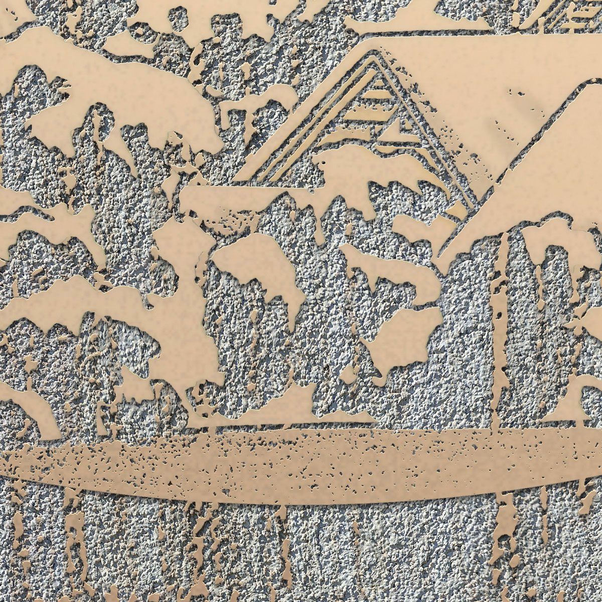 Komar  Vlies Fototapete Land of Gold 300x280 cm Bild 6