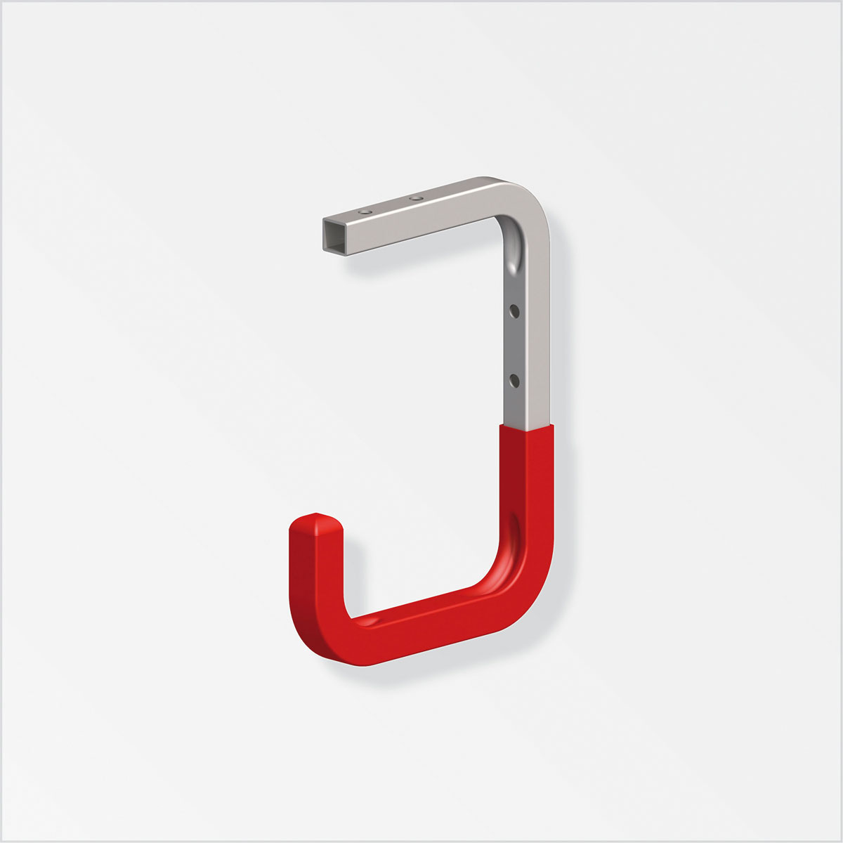 MyTool Wand- und Deckenhaken 115 mm gummiert rot