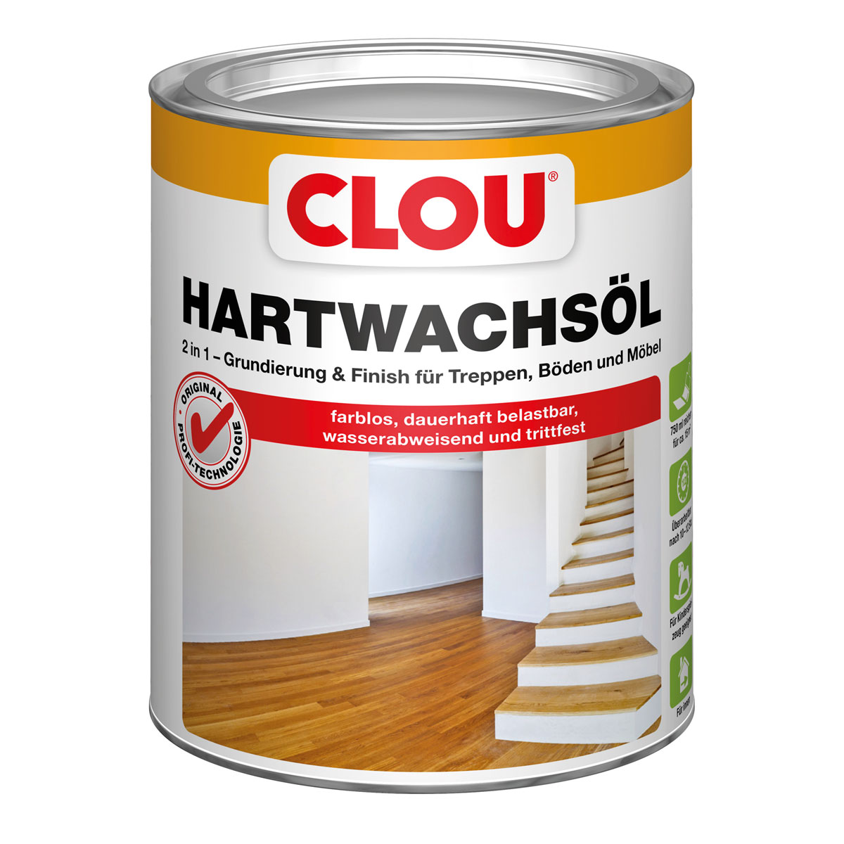 Clou Hartwachsöl Farblos 750 ml