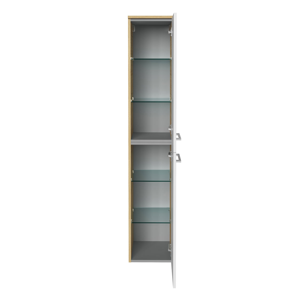 Fackelmann  Hochschrank rechts B.Style 300 x 1620 x 316 mm Sandeiche/Weiß Bild 2