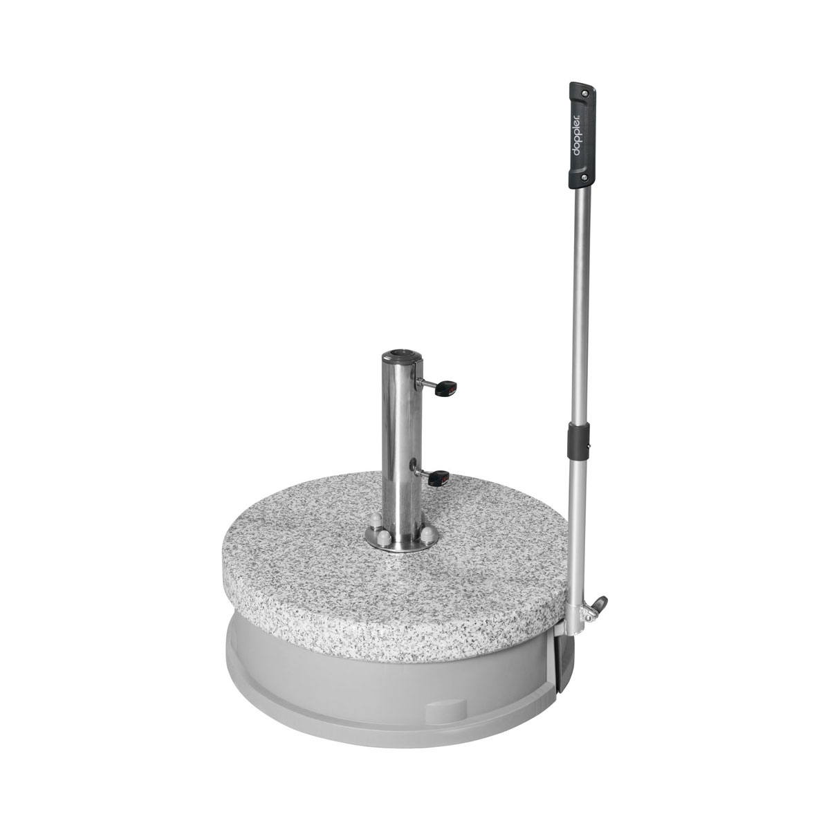 Doppler Granitsockel Easy Move 45 kg fahrbar Bild 1