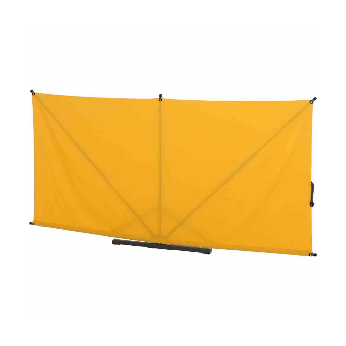 Siena Garden Faltbarer Sichtschutz Ben 150 x 280 cm gelb Bild 1