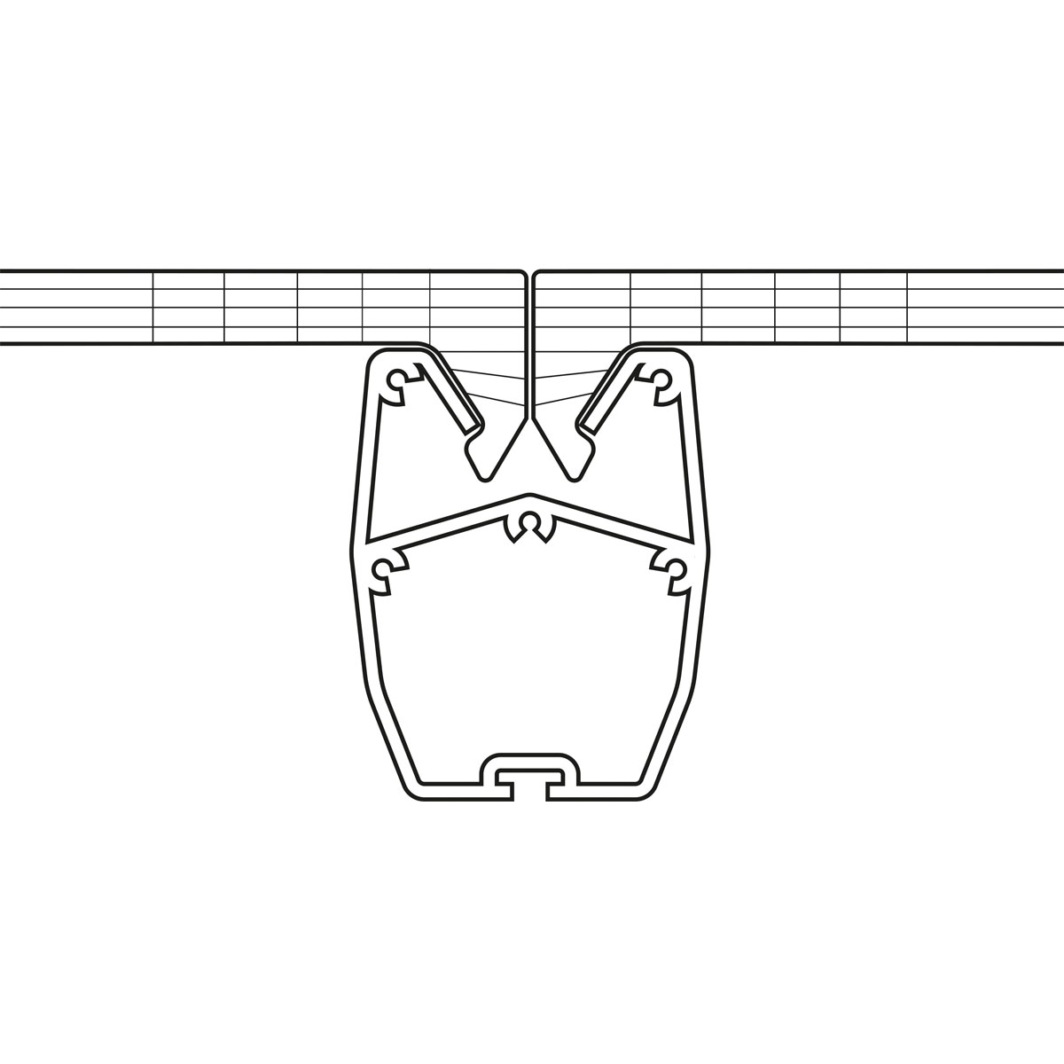 gutta Terrassenüberdachung Standard weiß 400 x 300 cm Bild 5