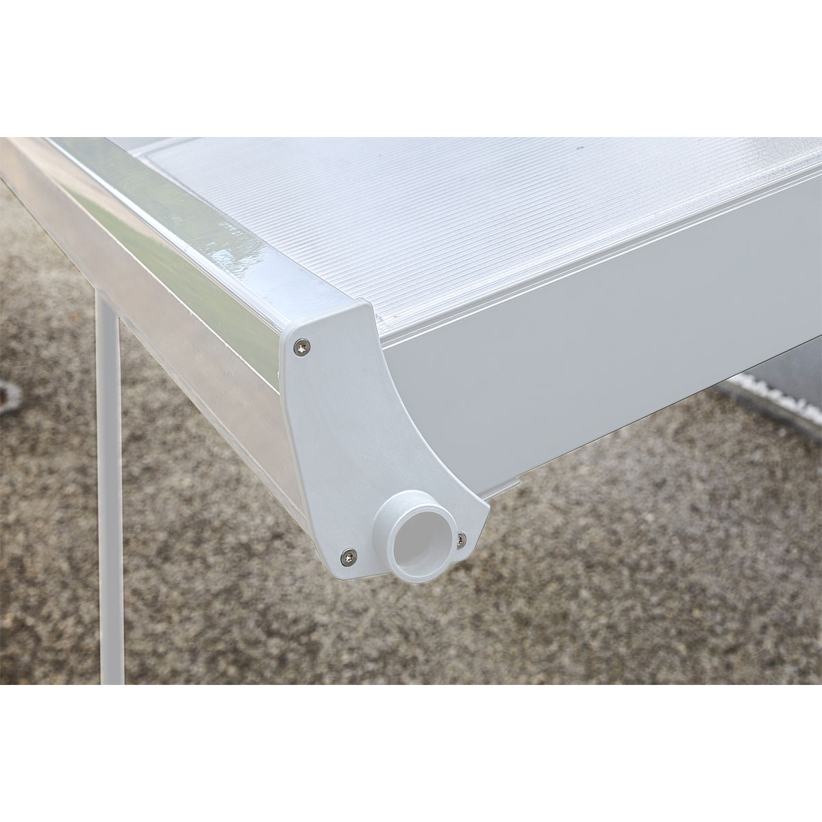 gutta Terrassenüberdachung Standard weiß 400 x 300 cm Bild 8