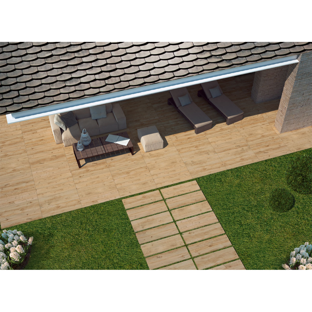 Terrassenplatte Treverkhome20 Rovere 40 x 120 x 2 cm Bild 2