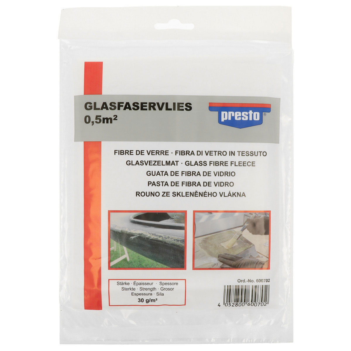 presto  Glasfaservlies 0,5 m²