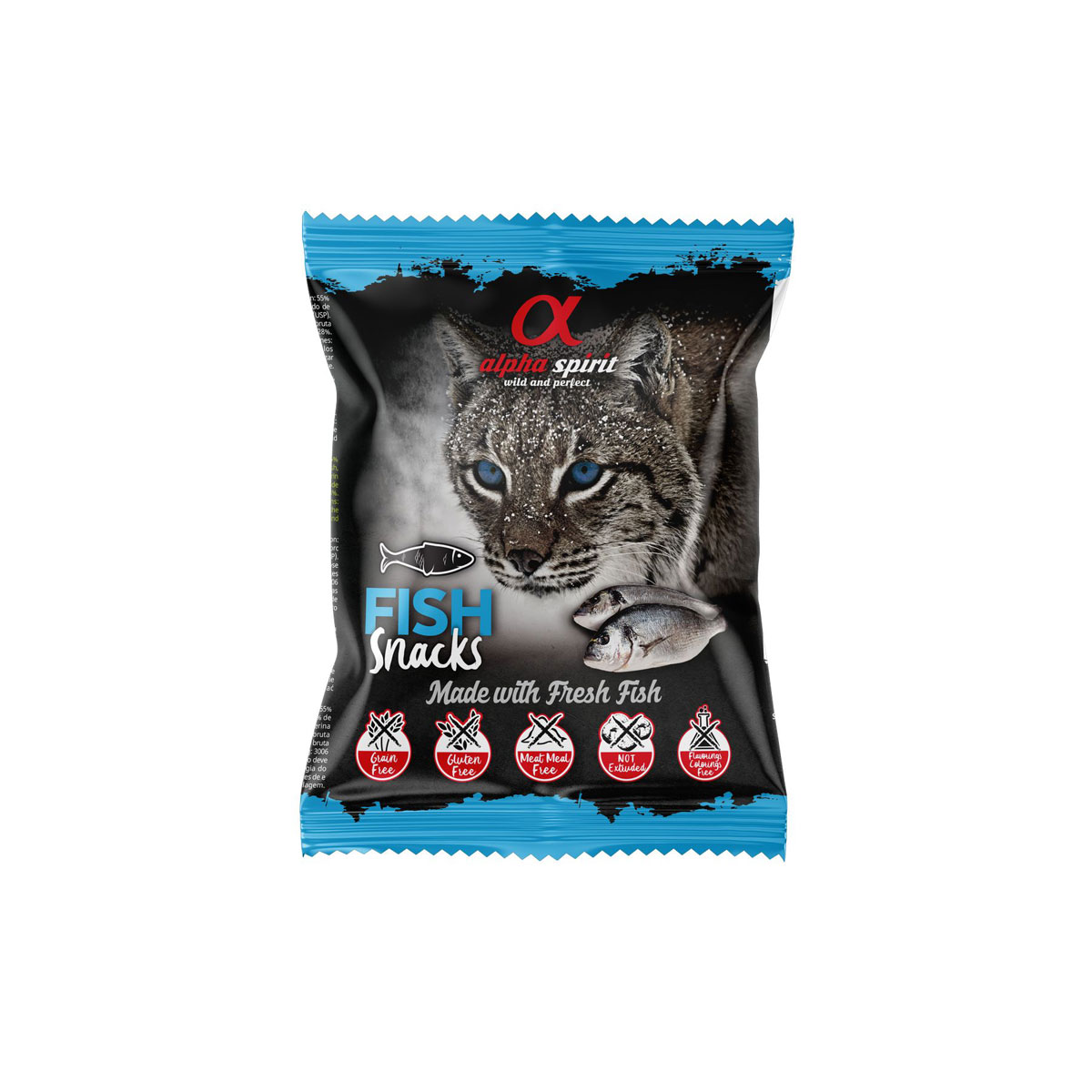 alphaspirit Cat Snack gewürfelt Fisch 50g