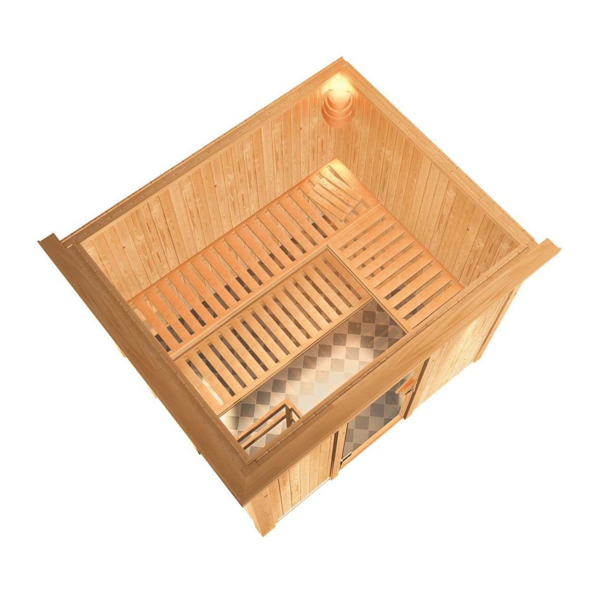 Karibu Systemsauna Gobin 68 mm Bild 3