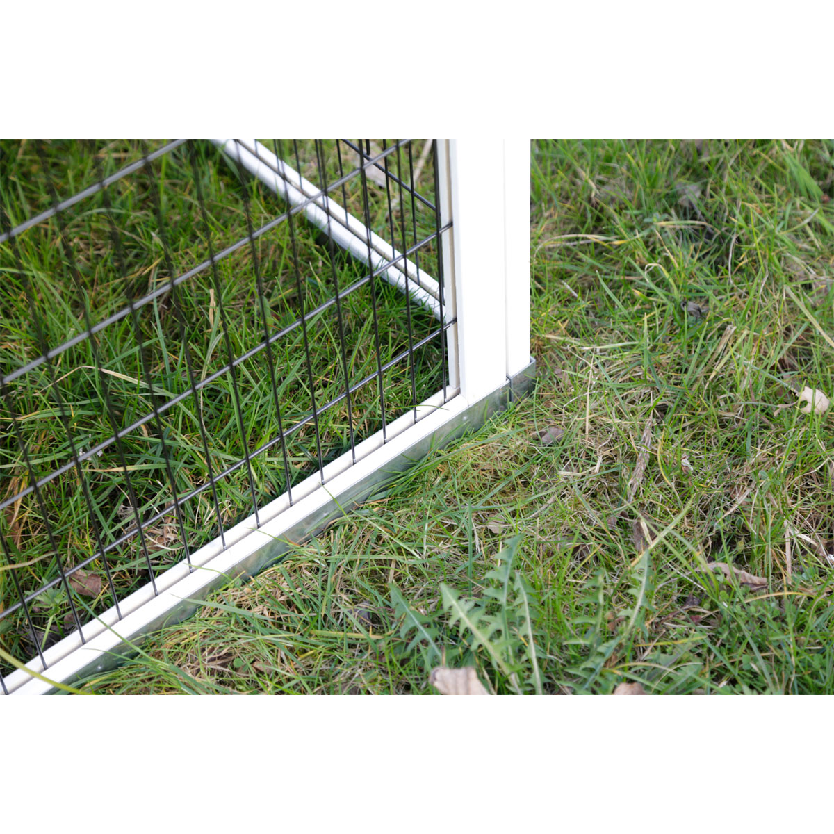 Kleintierstall Lucky 115 x 100 x 65 cm weiß-braun Bild 7