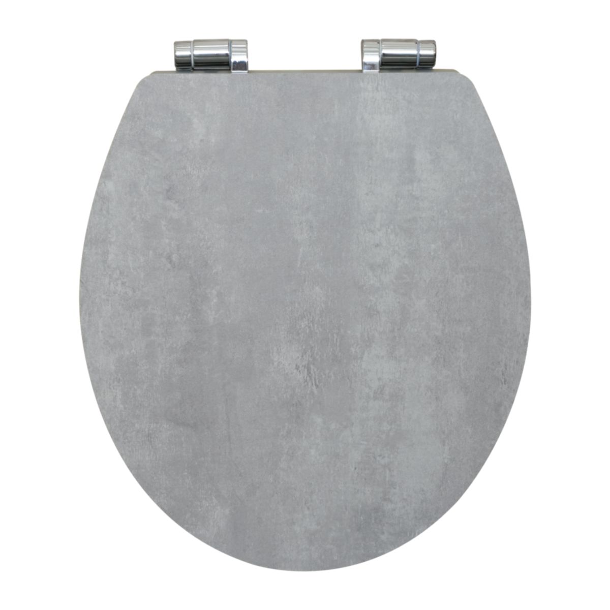 Valblue WC-Sitz Cement Betonoptik MDF-Holzkern Absenkautom. Metallscharn.