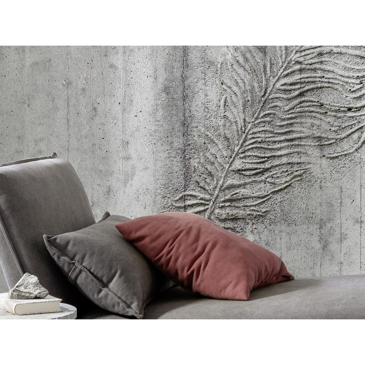 Komar  Vlies Fototapete Concrete Feather 350x250 cm Bild 8