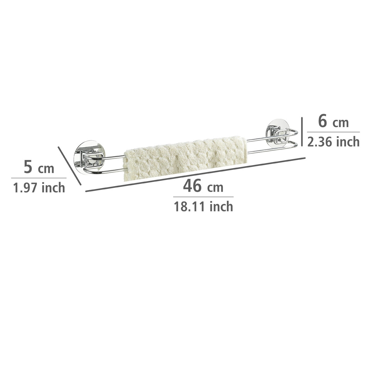 Wenko Turbo-Loc Handtuchstange Bild 4
