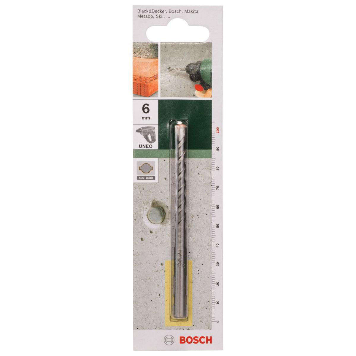 Bosch  DIY Betonbohrer SDS-Quick Durchmesser 6 x 100 mm Bild 2