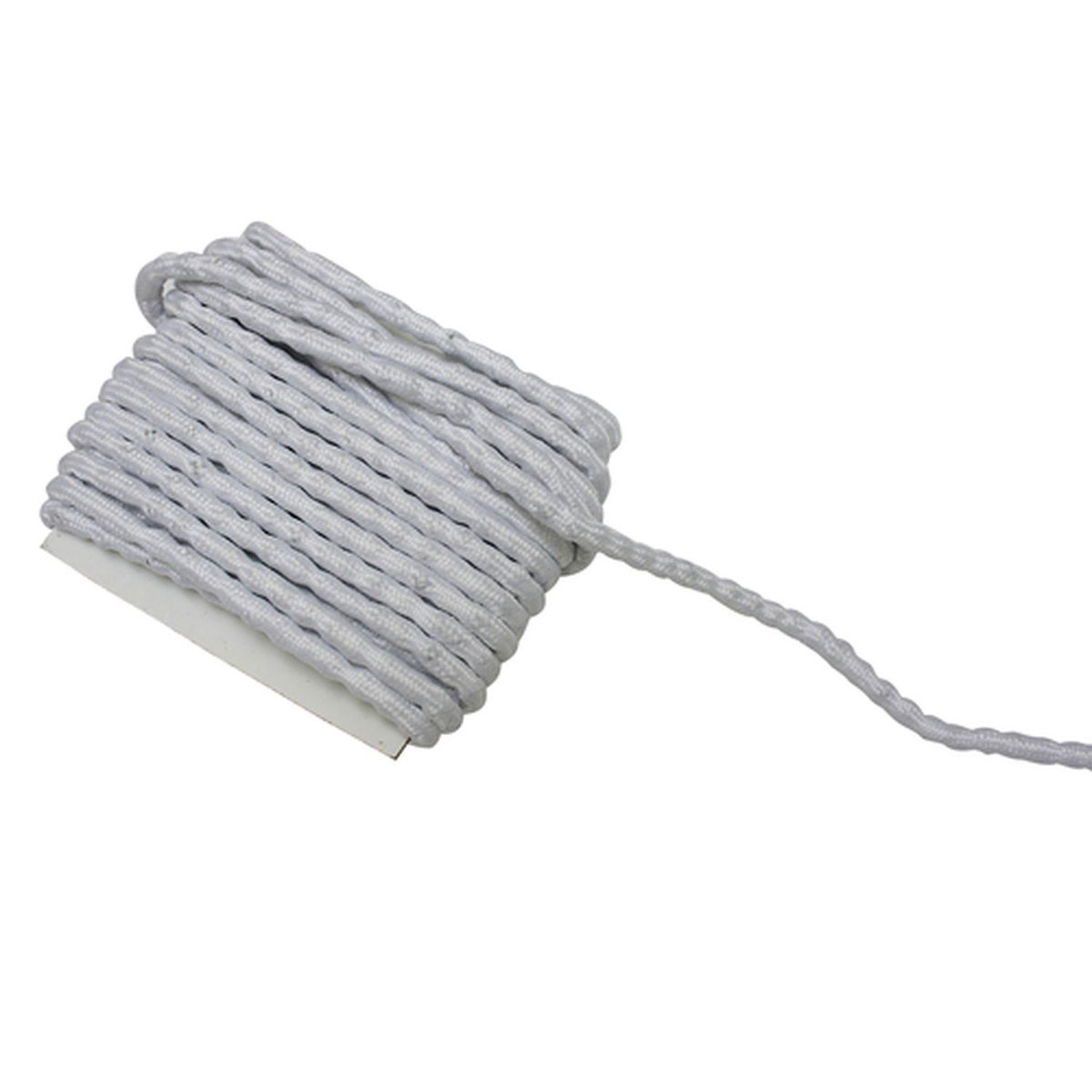 Gardinia Beschwerungsband für Gardinen 5 m weiß