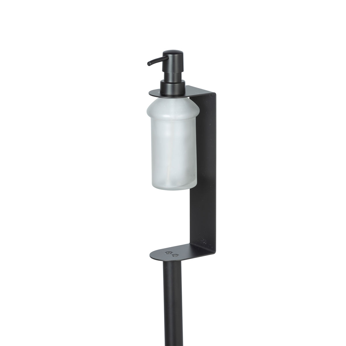 Wenko  Desinfektions-Ständer klein universelle Halterung mit Standfuß für Desinfektionsmittel-Spender mit Gewinde für Pumpköpfe Bild 5